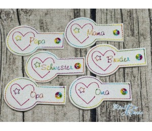 Stickdatei - Anhänger Sternenkind Herz